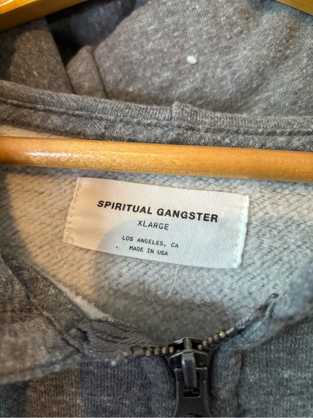 Spiritual gangster sunset stripe Roxbury hoodie - Picture 3 of 5